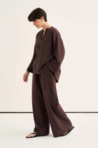 Brown Organic Cotton Suit