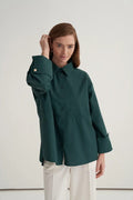 Emerald Oversized Button Shirt