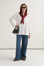 Ecru Basic Sweatshirt