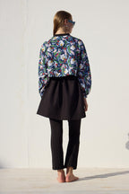 Windbreaker 3-piece hijab swimsuit set multi color