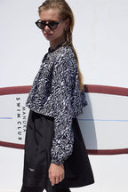 Windbreaker 3-piece hijab swimsuit set zebra