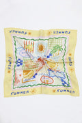 Patterned cotton scarf summer dream