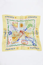 Patterned cotton scarf summer dream