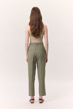 Tencel sage green suit