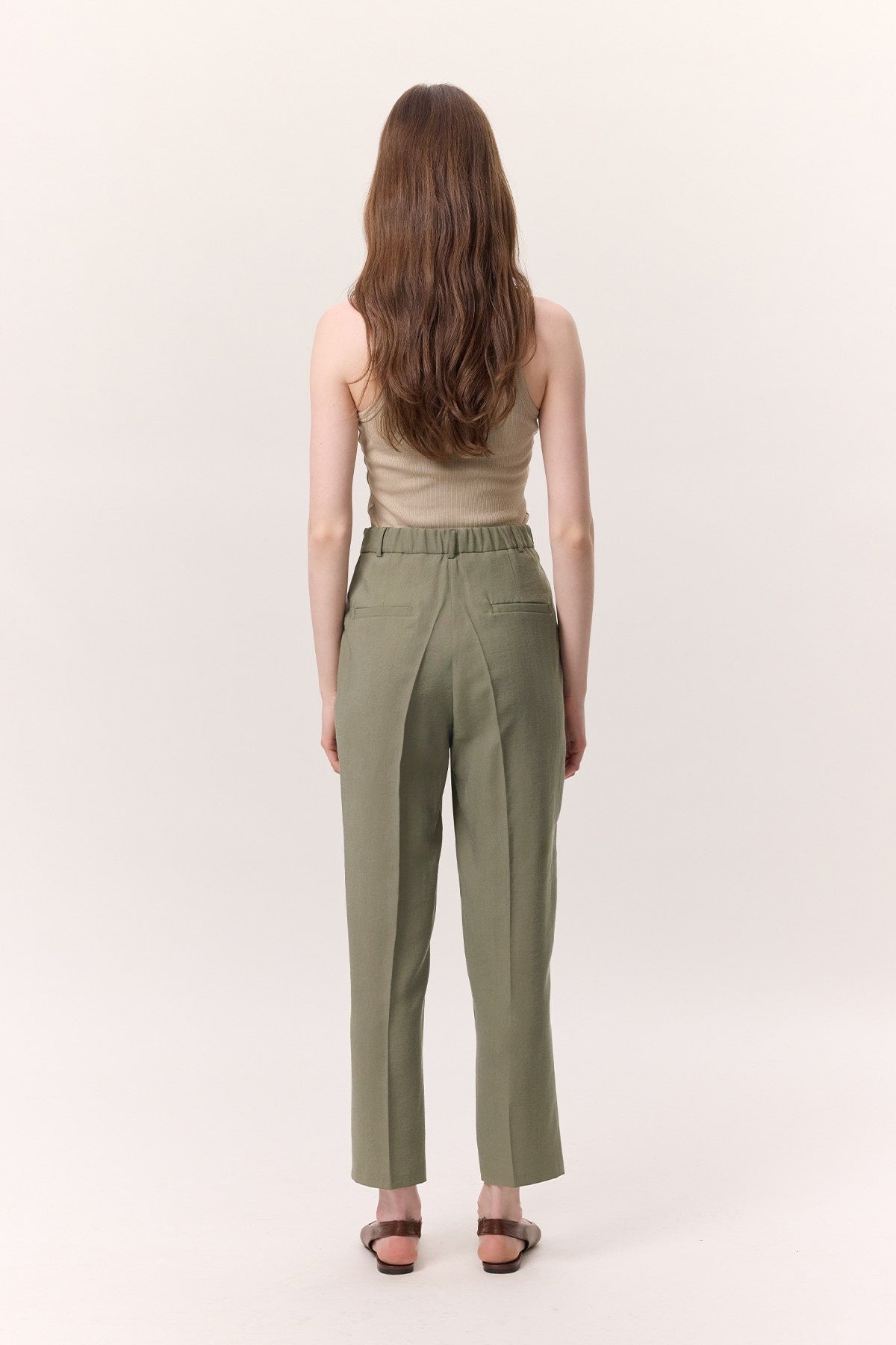 Tencel sage green suit