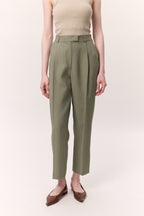 Tencel sage green suit
