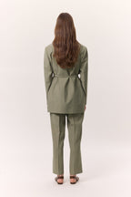 Tencel sage green suit