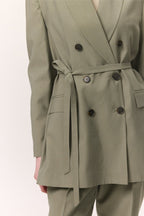 Tencel sage green suit