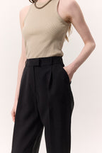 Tencel black suit