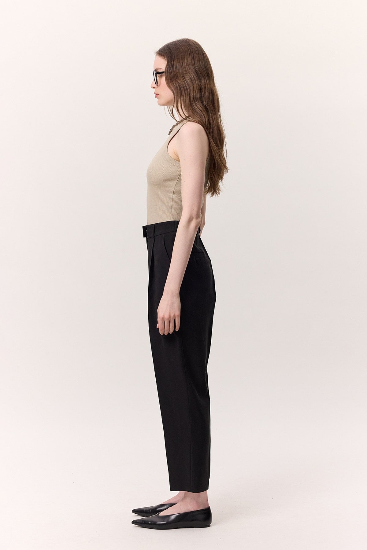 Tencel black suit