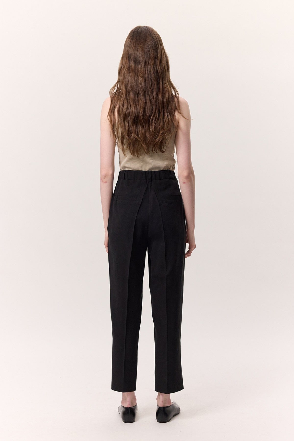 Tencel black suit