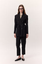Tencel black suit