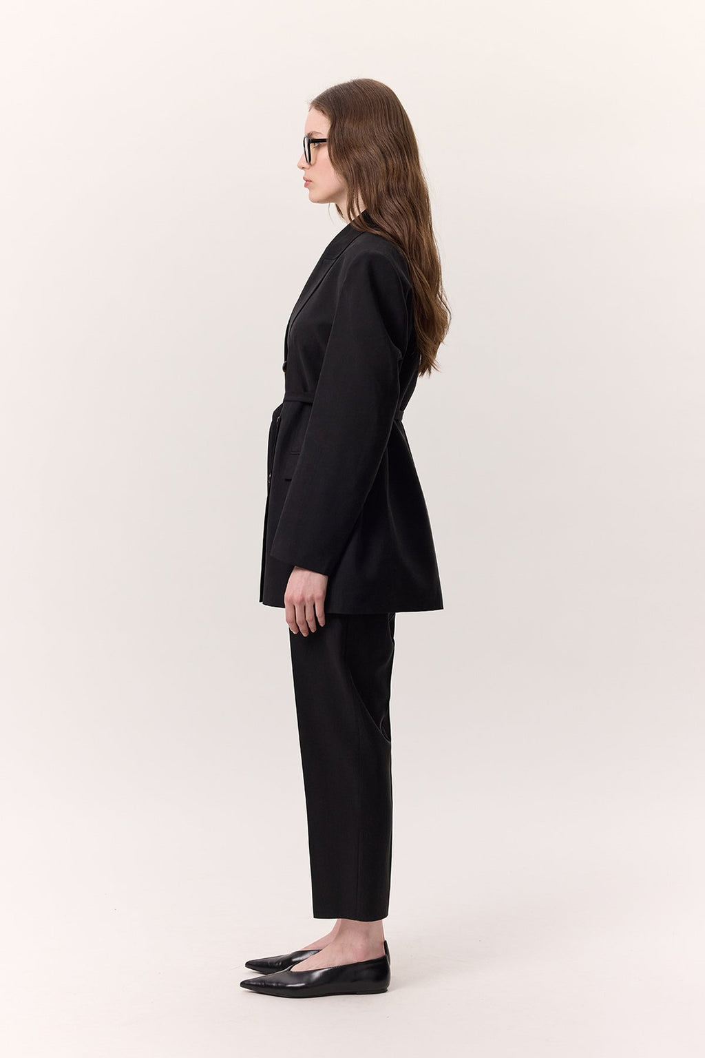 Tencel black suit
