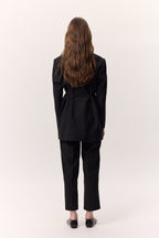Tencel black suit