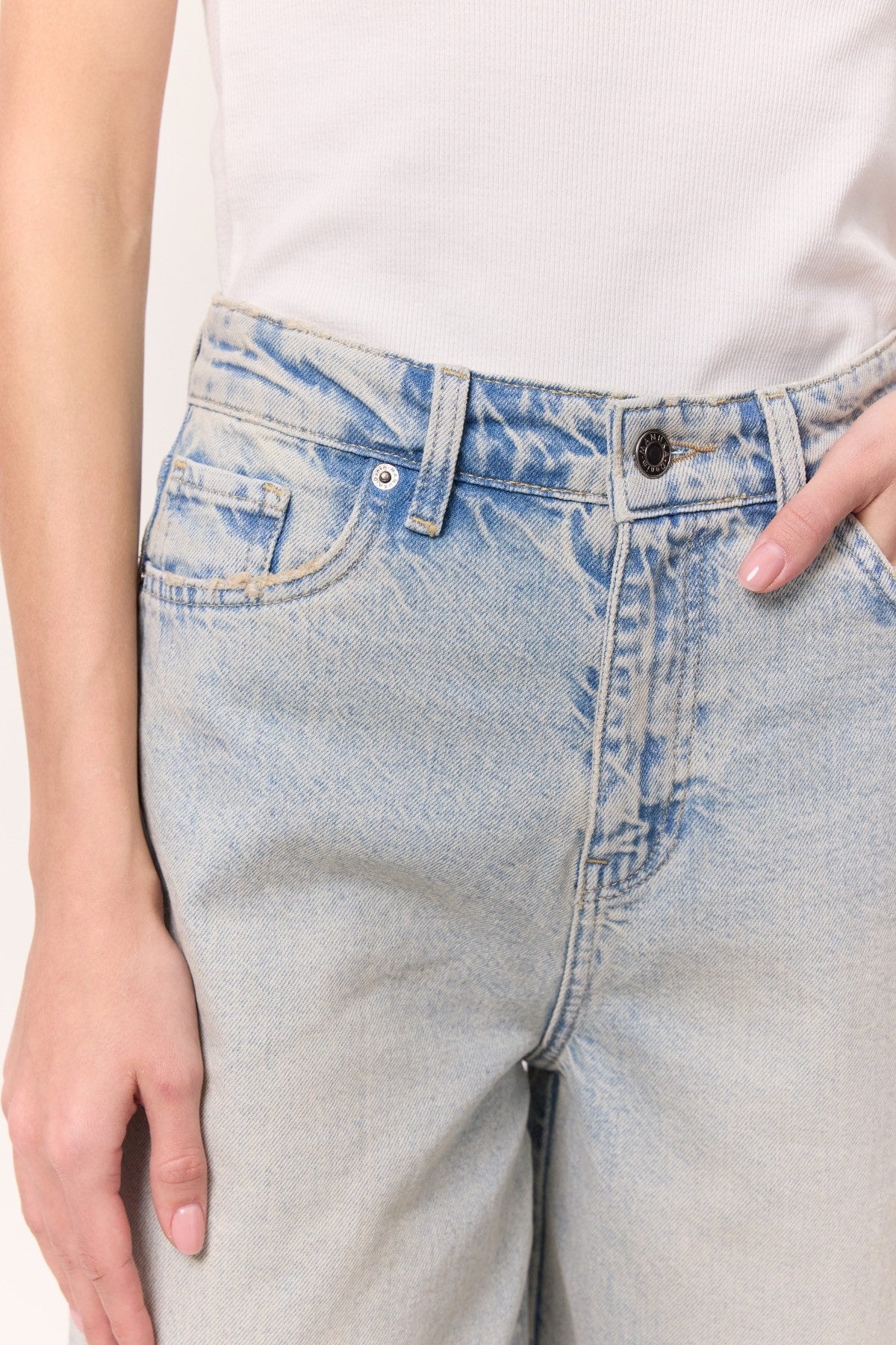 Baggy Fit Jeans Light Blue