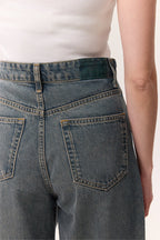 Baggy Fit Jeans Gray Blue