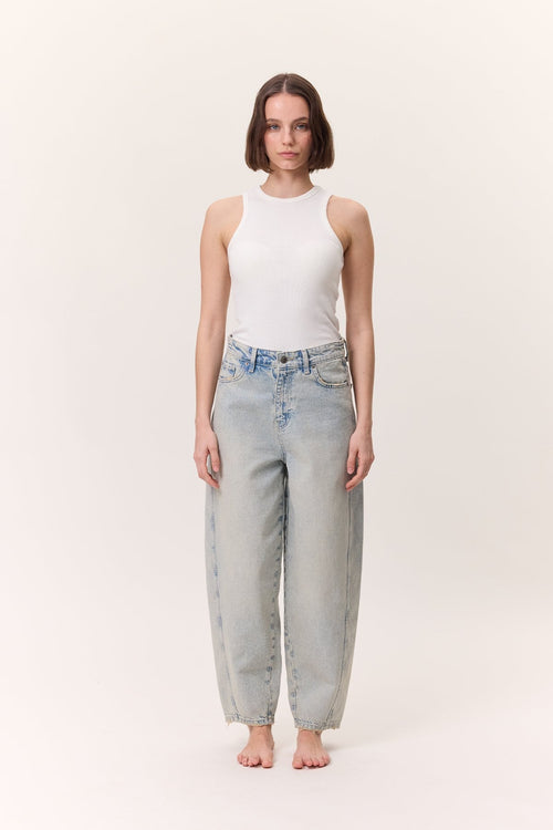 Baggy Fit Jeans Light Blue