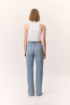 Straight Leg Jeans Blue