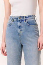 Straight Leg Jeans Blue