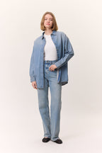 Straight Leg Jeans Blue