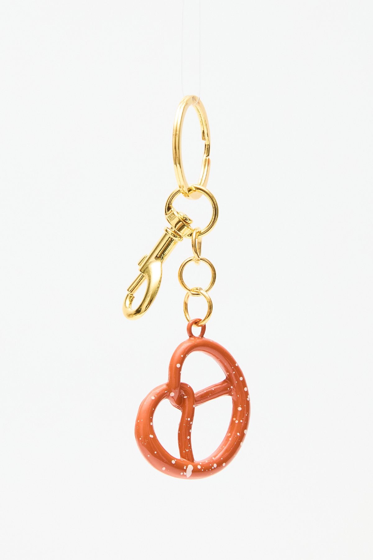 Cracker bag charm keychain