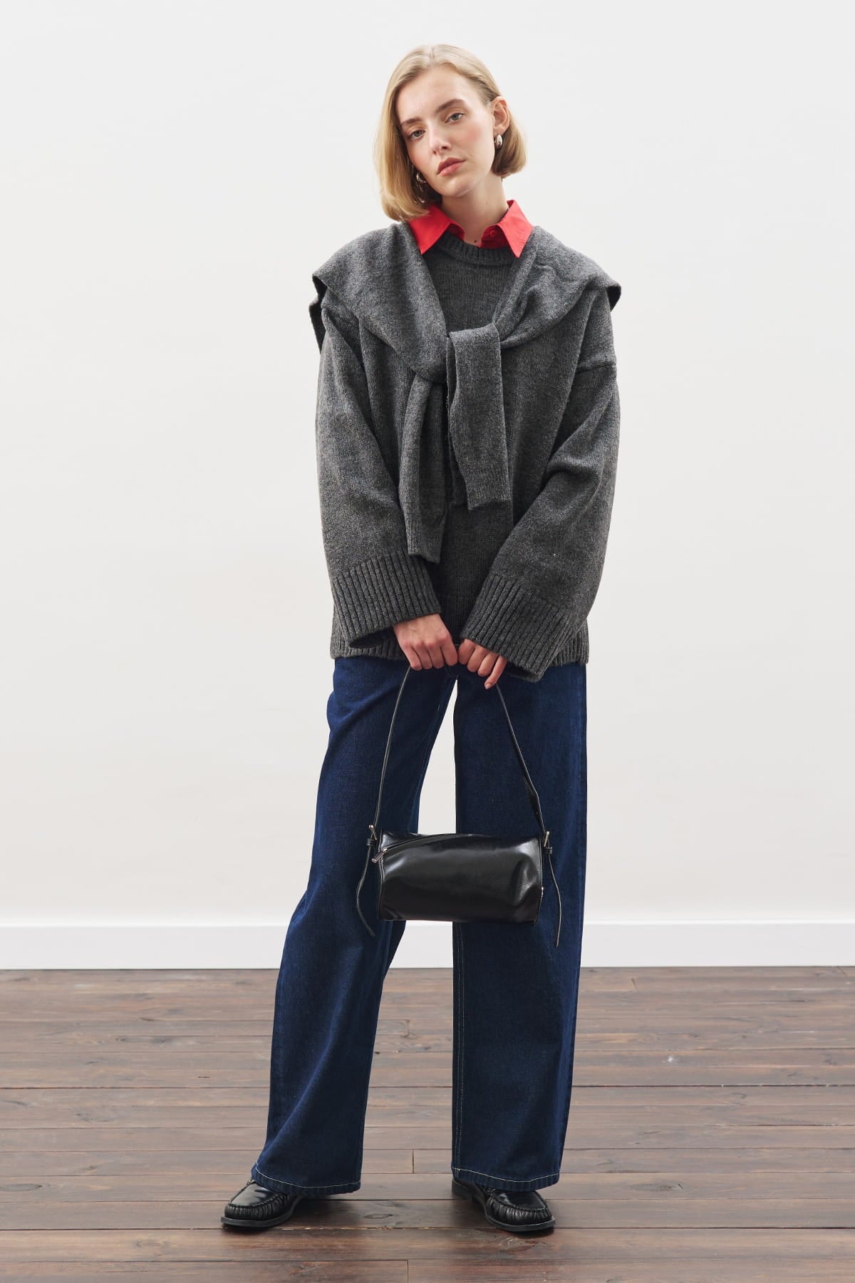 Chunky oversize sweater anthracite