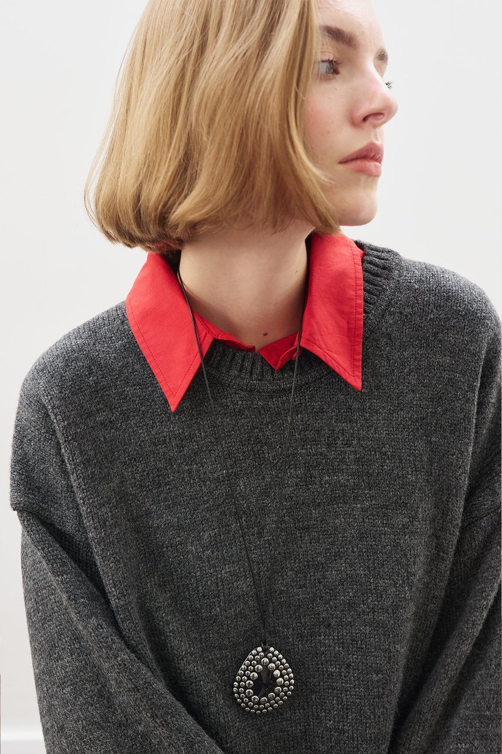 Chunky oversize sweater anthracite
