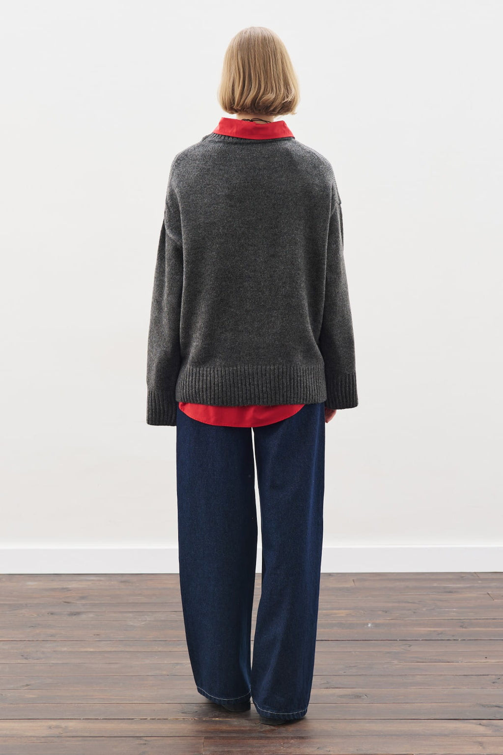 Chunky oversize sweater anthracite
