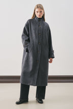 Rai oversize coat navy