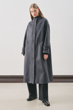 Rai oversize coat navy
