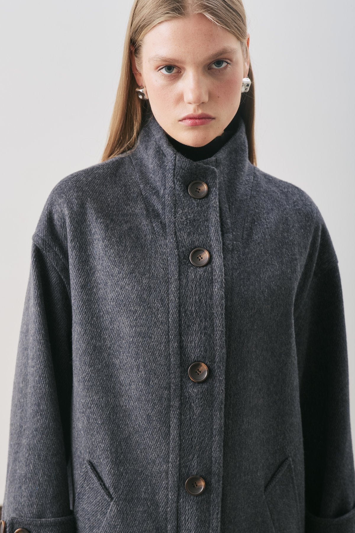 Rai oversize coat navy