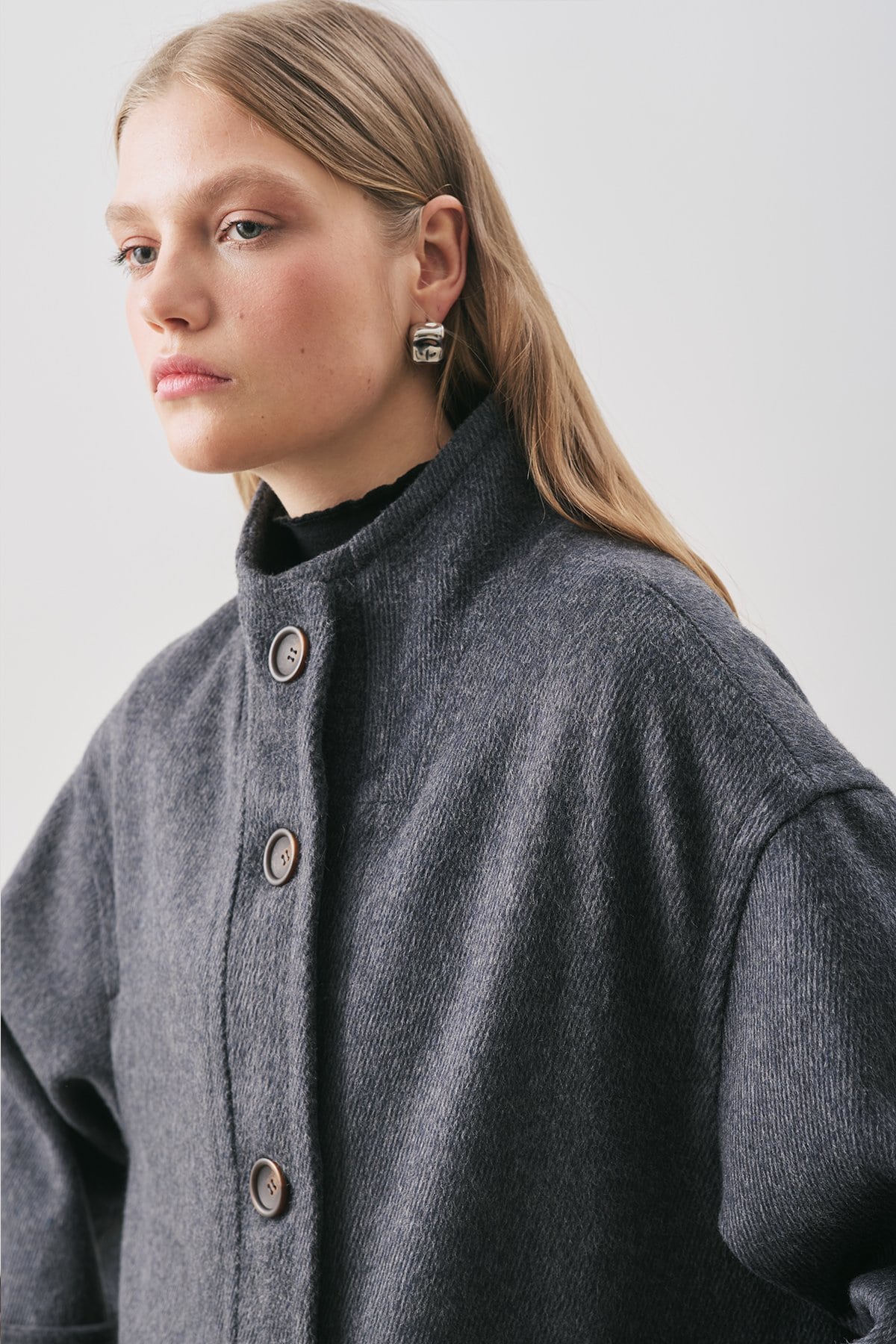 Rai oversize coat navy