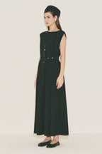 Belt Detailed Dress Black