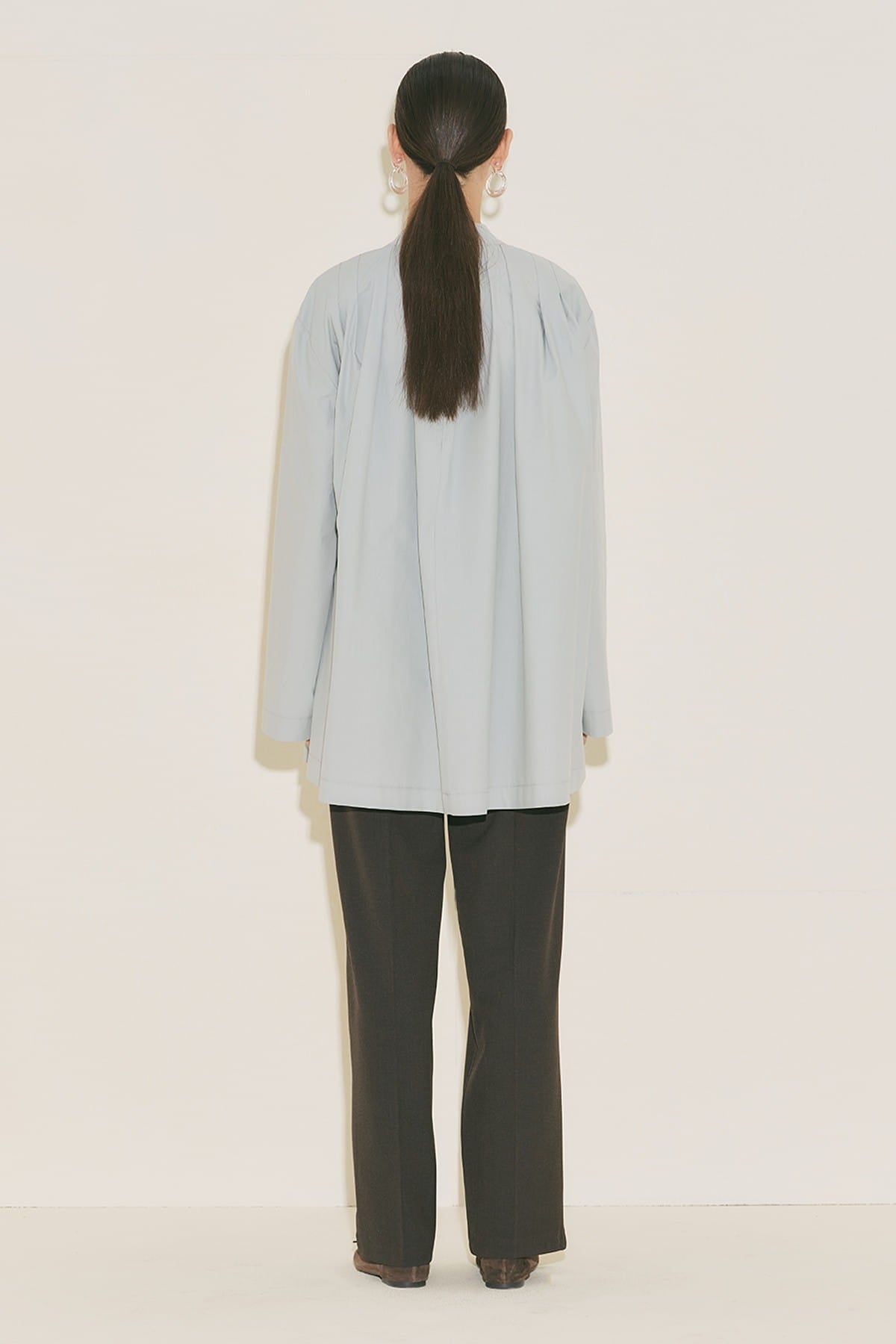 Pleated Tunic Blue