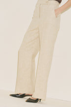 Limited edition wide sleeve trench coat suit beige
