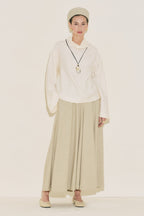 Textured Flowing Blouse Pearl