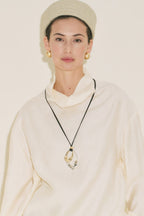 Textured Flowing Blouse Pearl