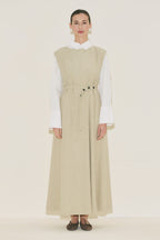 Belt Detailed Dress Green