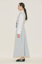 Belt Detailed Dress Blue