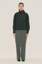 High Neck Shirt Black