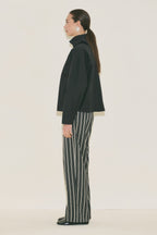 High Neck Shirt Black