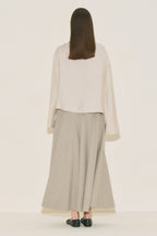 Textured Flowing Blouse Stone
