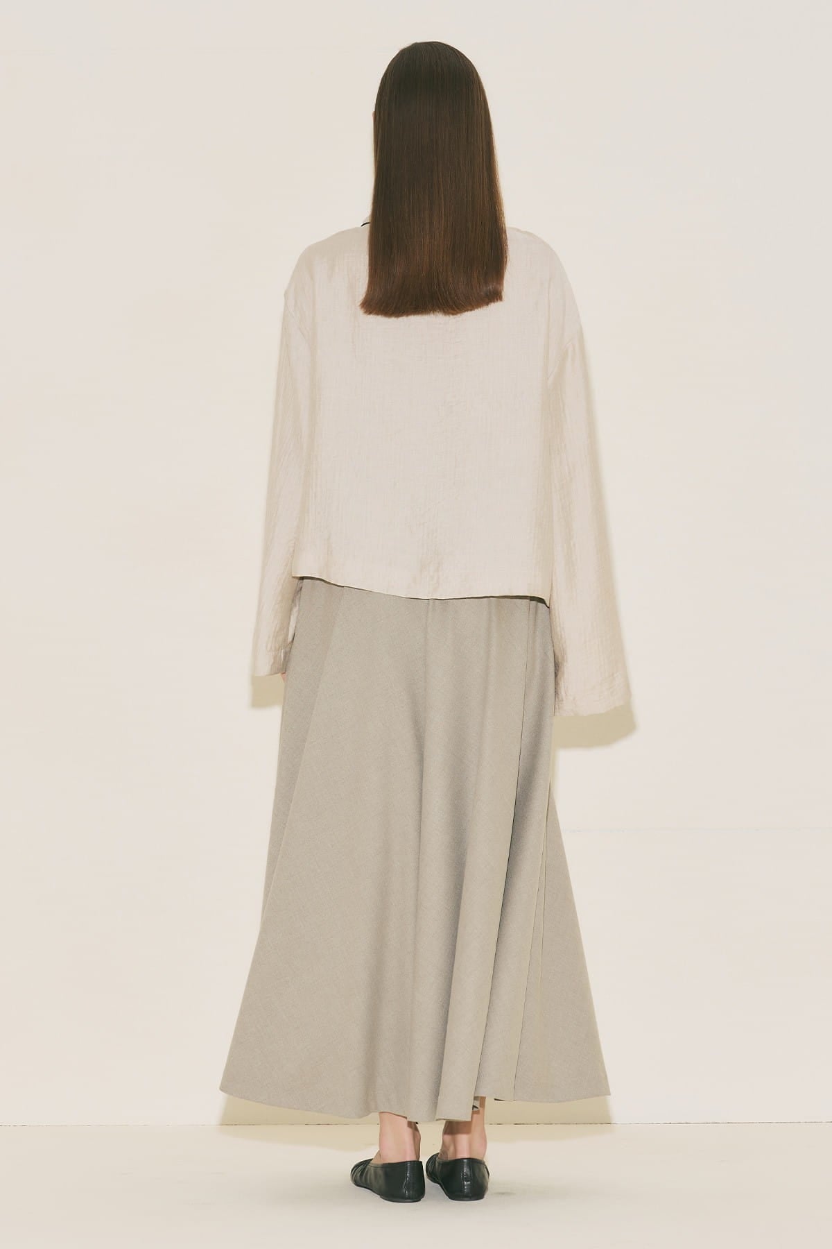 Textured Flowing Blouse Stone