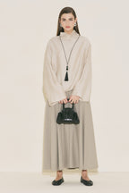 Textured Flowing Blouse Stone