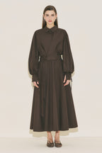Flared Skirt Brown