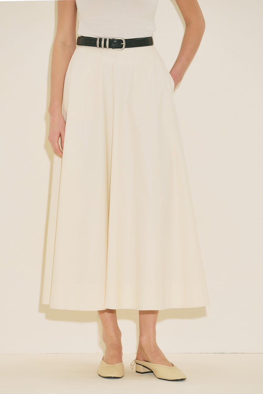 Flared Skirt Vanilla
