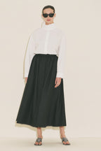 High Neck Shirt ecru