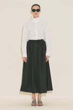High Neck Shirt ecru