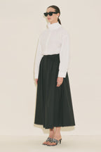High Neck Shirt ecru