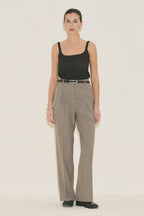 Yui Belted Tailored Suit Mink